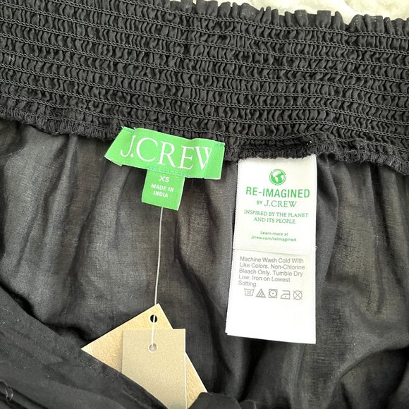 NWT J. Crew Convertible Beach Sarong (Black) XS - Picture 7 of 10